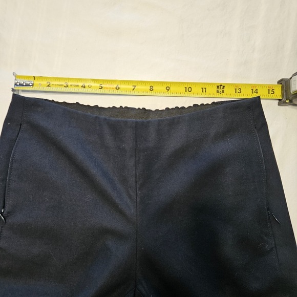 Lafayette 148 New York Gramercy Acclaimed Stretch Pants Side Zip Small Raw Hem - Picture 5 of 7